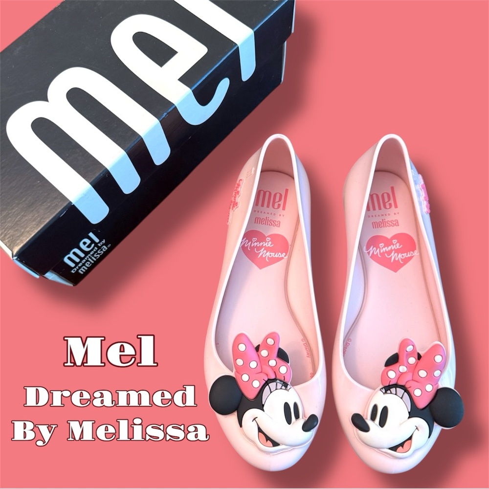 Mel By Melissa Sweet Live + Disney - NWT Minnie Mouse Flats